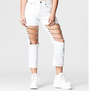 Carmar Denim Hermia white jeans NEW
